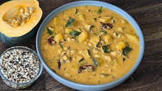 Acorn Squash and Black Eye Beans curry | Acorn Squash sweet curry Recipe