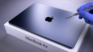 MacBook Air M2 (Midnight) Unboxing - ASMR