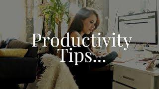 Productivity Tips - How To Stay Productive When You Hit A Wall