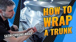 Lesson 10. How to wrap a vehicle trunk