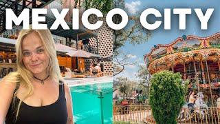 Mexico City Travel Vlog - Part 2 (Six flags Mexico, Tacos & Roma Norte)