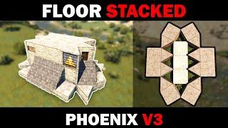 Phoenix V3 - Floor-Stacked RUST Solo/Duo/Trio Base | 27 Rockets to TC [UPDATE WARNING]