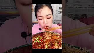 ASMR Mukbang|| Ăn nấm kim châm sốt malatang #enoki_asmr #malatang #shorts