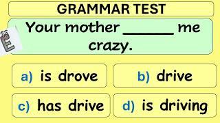 ENGLISH GRAMMAR TEST. 30 GRAMMAR QUIZ QUESTIONS.