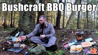 Burger grillen auf der Bushbox XL #BushcraftBBQ #Waldküche