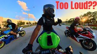 Full Throttle High Speed Ride Along On Kawasaki Ninja Zx6r