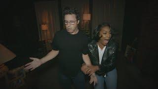 Tiffany Haddish and Average Andy Go Through a Haunted House