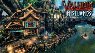 Valheim Mistlands - Building a Harbor With a Sea Wall