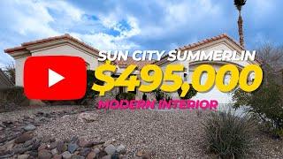 Summerlin Home For Sale | 1533 SqFt | 2 Beds | 2 Bath | Asking Price $495,000