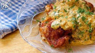 Keto Chicken Thighs in a creamy mustard sauce | Keto Recipes | Headbanger's Kitchen