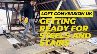 Loft Conversion progress .. Velux windows and more cleaning ‍