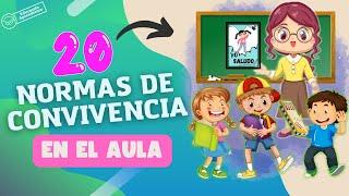 ¿Cuáles son las normas de convivencia en el aula? |  Canción "Las reglas"| EDUCANDO APRENDEMOS