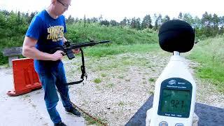 Test tłumika A-TEC AR 30-4 suppressor test on AR-15