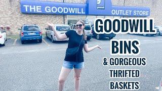 SHOPPING THE GOODWILL BINS & GOODWILL STORE | Small Thrift Haul