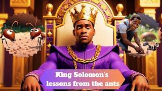 King Solomon's lessons from the ants