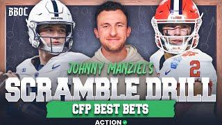 Johnny Manziel PREDICTS Every 1st Round CFP Matchup | College Football Playoff Best Bets