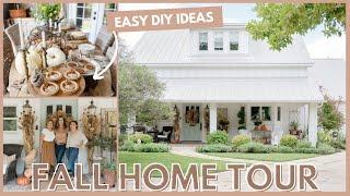 FALL HOME TOUR | DIY Seasonal Decor Ideas with Vintage Home Designs | FARMHOUSE LIVING