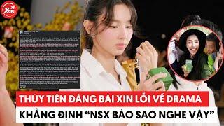 Thuỳ Tiên đăng bài xin lỗi về drama kẹo rau củ, khẳng định NSX “bảo sao nghe vậy”