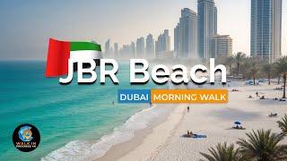 JBR Beach 2025  The Most Beautiful Place in Dubai | 4K Walk Tour