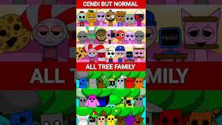SPRUNKI CENDI NORMAL VS SPRUNKI MR TREE FAMILY SUPER SHORTS VIDEO SLOW THIS DOWN