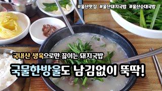 울산돼지국밥맛집 국물 한방울도 남김없이 다 마셔요 #돼지국밥 #돼지국밥맛집 #순대국밥