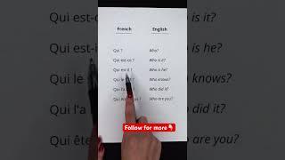 French Phrases | French Basics | Beginners French #viralshorts #shorts #frenchlanguage #frenchclass