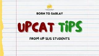 #UPCAT2024 Tips from UP SLIS Students | 2 more days