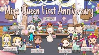 Miga Queen First Anniversary with Barbie, Ken, Elsa and Friends | Miga Town World | Miga Queen