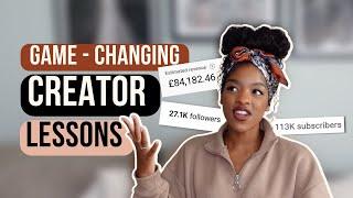 MUST watch for all creators | 5 MAJOR lessons for content creators