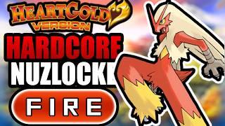 Pokémon Heartgold Hardcore Nuzlocke - FIRE Types Only! (No items, No overleveling)