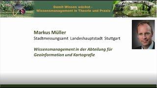 Wissensmanagement in der Abteilung für Geoinformation und Kartografie - Stuttgart