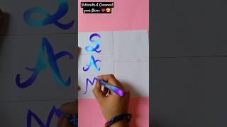 Magical Names writing  #letteralovers #art #drawing #diycalligraphy #shortvideo #viralshort #craft