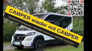 🫵 Schock Wohnmobil  Wasserschaden CHAUSSON X550 ! 2025 Schrott oder Reparatur bei Trigano Frankreich