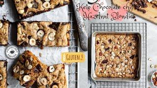 How to make Keto Chocolate Chip & Hazelnut Blondies!