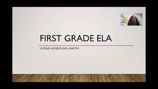 1st Grade English/Language Arts at eXtend Homeschool Tutorial