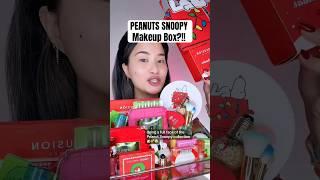 Unboxing SNOOPY PEANUTS Makeup Box!  #makeup #unboxing #adventcalendar #snoopy