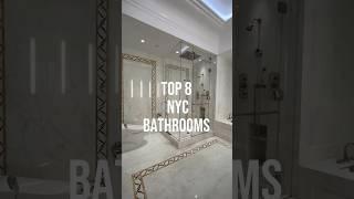 My pick of top 8 NYC bathrooms. @corcoransunshine #nycbathrooms #bathroomideas #bathroomdesign #nyc