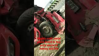 #swift #marutisuzuki bad build quality one of Unsafe car |Buy safe Car don't go to cheap metal cars|
