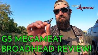 G5 MegaMeat Broadhead Review I Best Broadhead on the Market! I Red Arrow