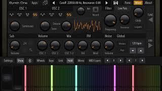 AudioKit Synth One: Nathan K5HLL (Raised Letter or Third Gen K5HL)