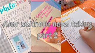 Aesthetic notes  | Tiktok Compilation  || Dalgona Cake