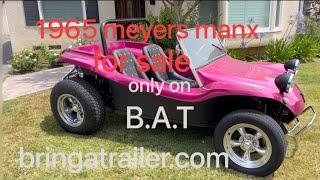 1965 MEYER MANX VW DUNE BUGGY BRILLIANT BORDEAUX COLOR CODE 59P OFFERED ON BRING A TRAILER JUNE 2022