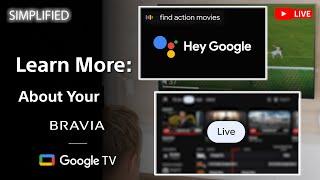 Sony LIVE | Simplified - Beginner’s Guide: Google TV Features & Apps!