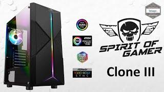 Spirit Of Gamer Clone III - RGB PC Gamer Case - Unboxing