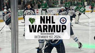 NHL Warmup & Gear Breakdown | Winnipeg Jets | Connor Hellebuyck & Eric Comrie