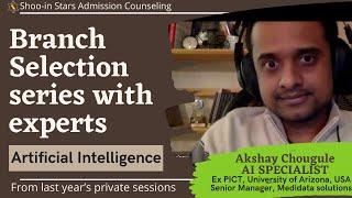 Branch selection series on Artificial Intelligence with Mr Akshay Chougule #mhtcet2021 #engineering