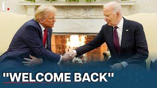 US President Biden Welcomes President-Elect Trump To White House; Both Vow Smooth Transfer Of Power