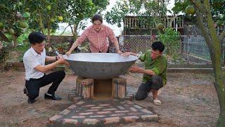 Ly Tieu Huong Daily Life | Father and Daughter Build Kitchen to Cook for POOR Workers!