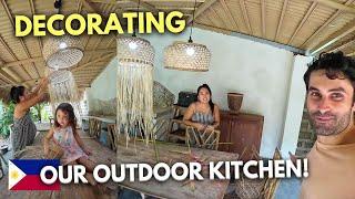 Decorating Our Outdoor Kitchen in the Philippines!