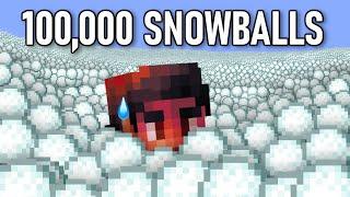 CRASHING A Pay-to-Win Minecraft Server with 100,000 Snowballs - #2